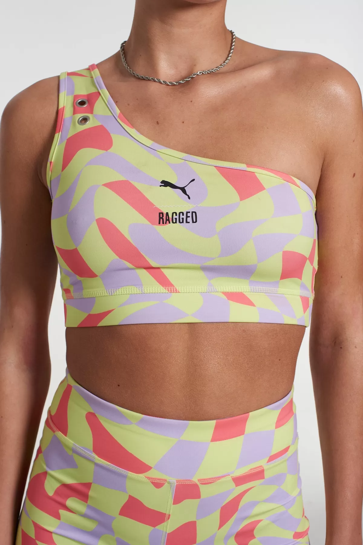 Store The Ragged Priest Puma X All Over Print Crop Top