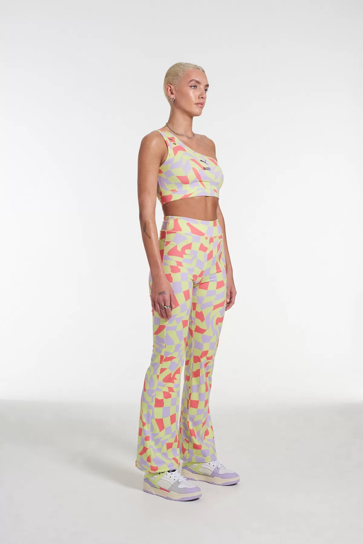 Store The Ragged Priest Puma X All Over Print Crop Top